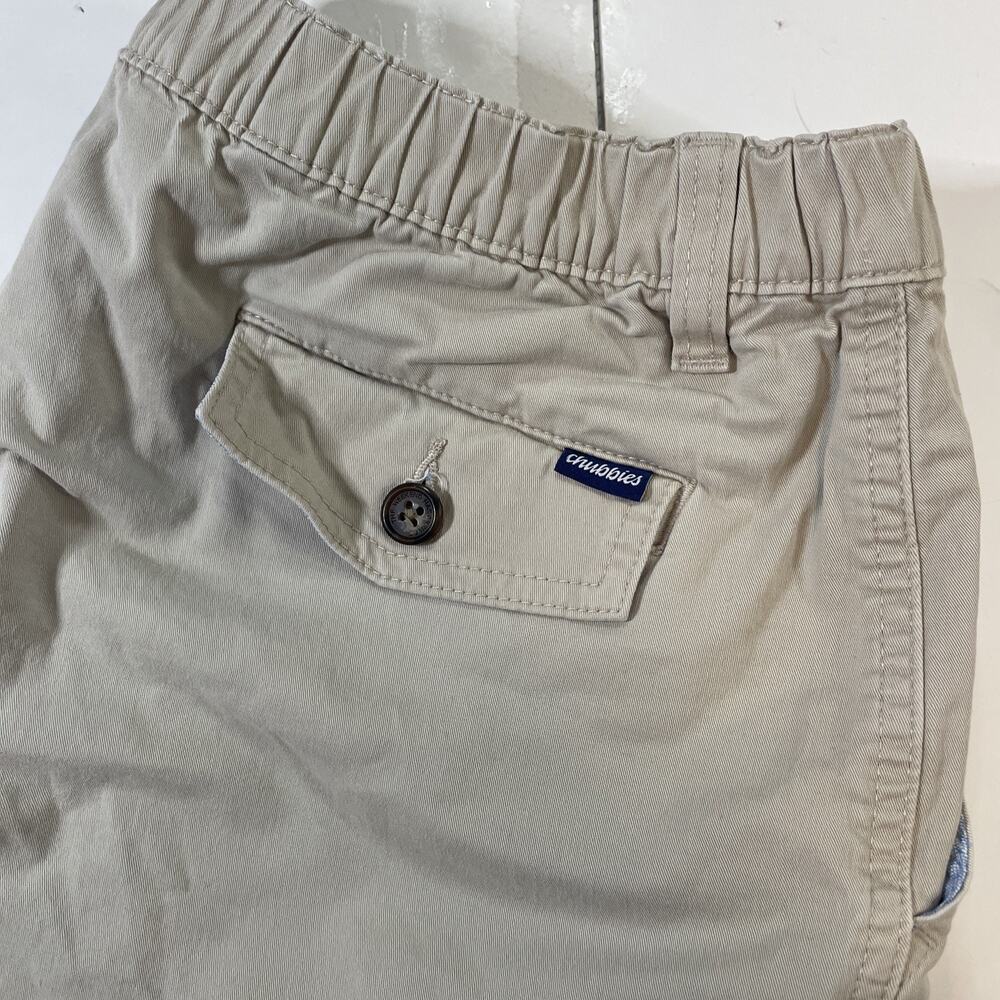 Chubbies The Khakinators Shorts Men’s Large 5.5” Khaki Casual Stretch